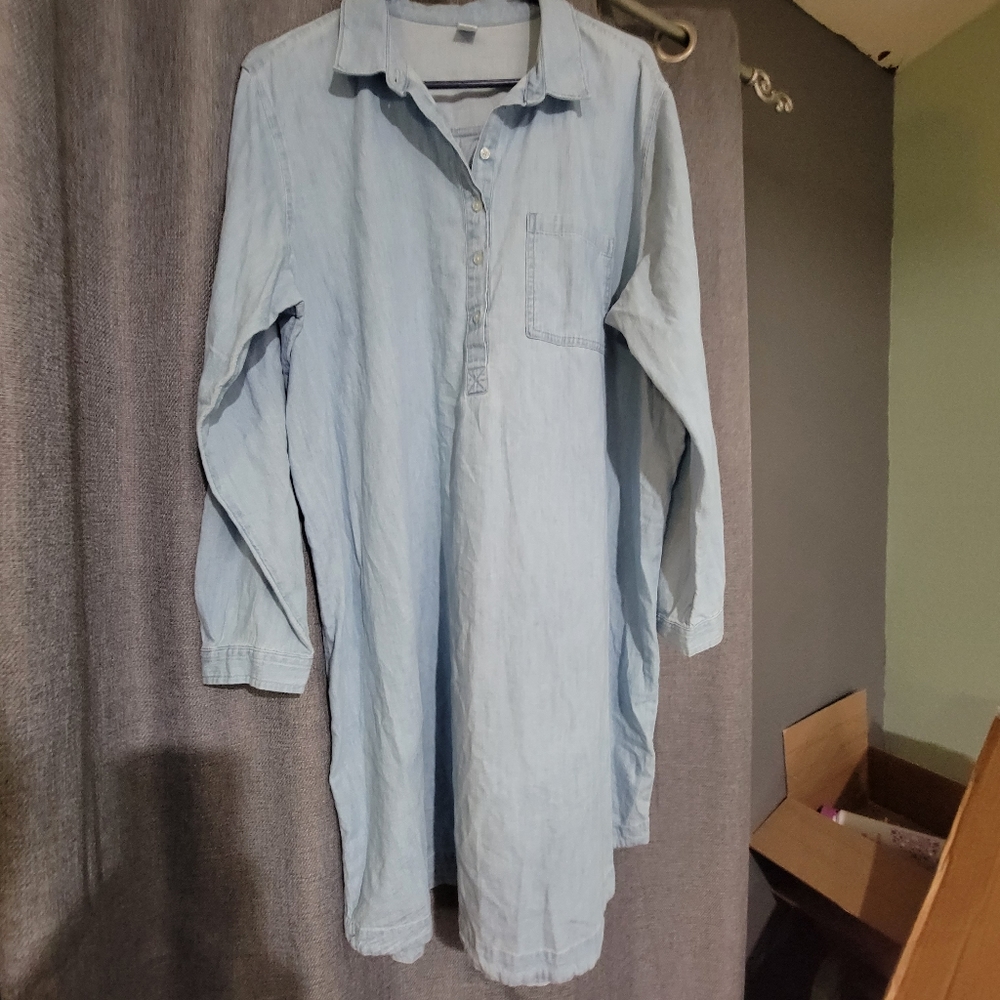 Old Navy Denim Dress XXL